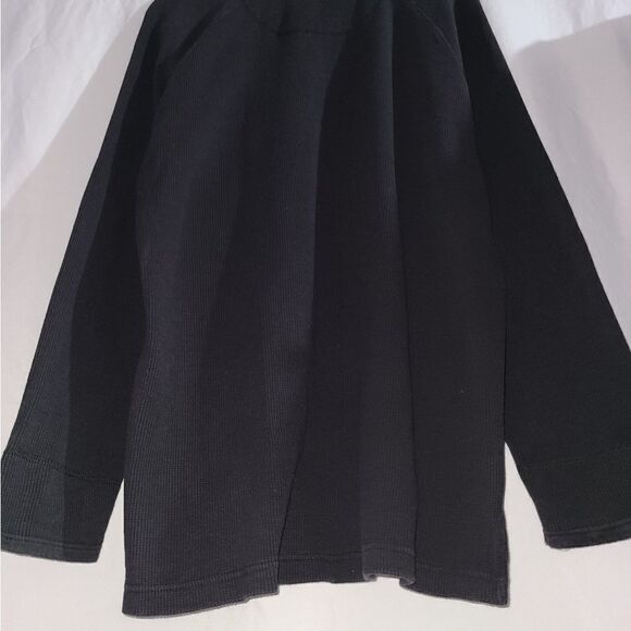 Dickies Black Work Quarter zip Long Sleeve Shirt Size Xl - Picture 8 of 9